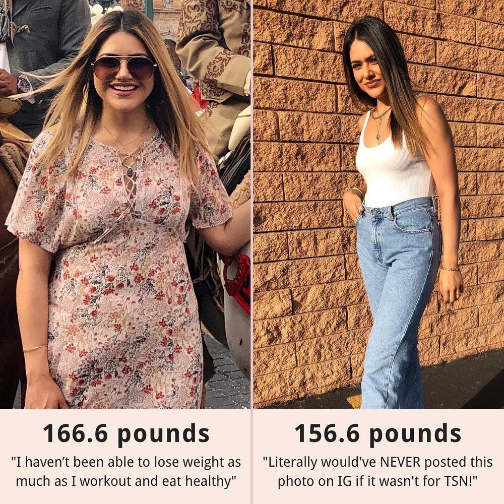 Hands up 🙌🏼 if you are ready to lose weight!
.⠀⠀⠀⠀⠀⠀⠀⠀⠀
👯&zwj;♀️Meet fit babe Michelle who was just on @tsn.podcast sharing how she lost 10 pounds🎉
.
Besides the weight loss, Michelle honestly wanted to just feel better😭 Low calorie diets and tracking her calories on her own (and even working with another dietitian) left her feeling like crap in her body😢 Low energy. Headaches. She wanted to look hot but also feel HOT again!🔥
.
Over 13 weeks she learned how to eat the TSN way! She tracked her calories🤳🏼 and actually started to eat more and lose weight🤩 For the first time she ate the right calories for her goals and didn&rsquo;t just cut her calories as low as possible🙊
.
Michelle is such a fit babe inspiration👯&zwj;♀️ because she not only transformed her body, but also her mindset🙏🏻 She knows how to eat the foods she loves, balance her social life into her healthy eating habits❤️ and actually FEELS good (not deprived) which makes me so freaking proud as her Registered Dietitian and weight loss coach!🎉🎉🎉
.
Ready to lose your first 10 pounds? Link in bio👆🏼 to be the first to know about the new program TSN is launch to support women👯&zwj;♀️ just like you on their weight loss journeys with calorie tracking!
.
.
#progresspic #caloriesmatter #caloricdeficit #caloriedeficitdiet #caloriecountingworks #caloriecountingjourney #caloriesincaloriesout #countingcalories #weeklyweightloss #sororitynutritionist #tsnpodcast #gammaphi #zetataualpha