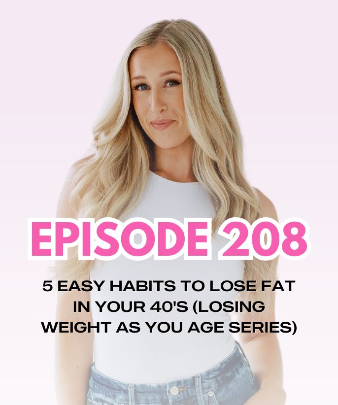 5 Easy Habits To Lose Fat In Your 40's (Losing Weight As You Age Series)