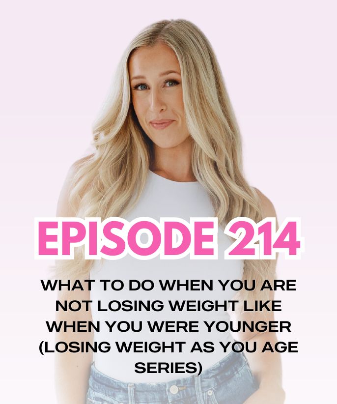 What To Do When You Are NOT Losing Weight Like When You Were Younger (Losing Weight As You Age Series)