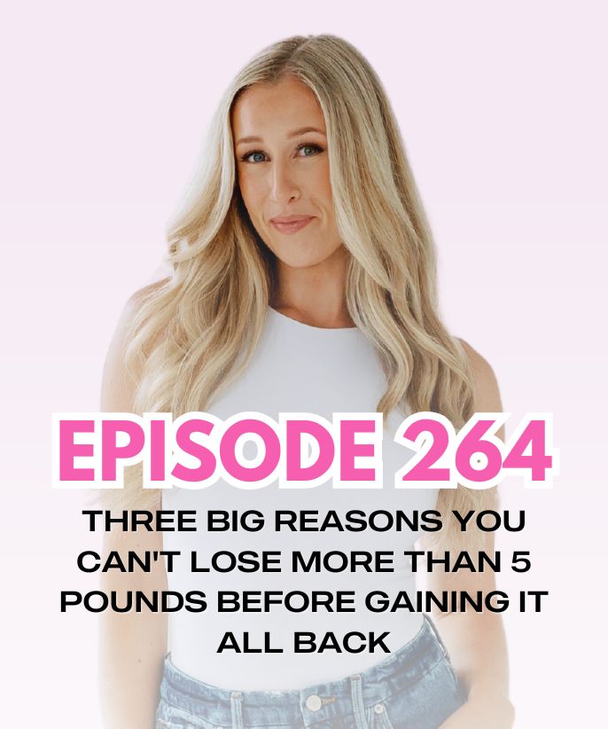 Three BIG Reasons You Can't Lose More Than 5 Pounds Before Gaining It All Back